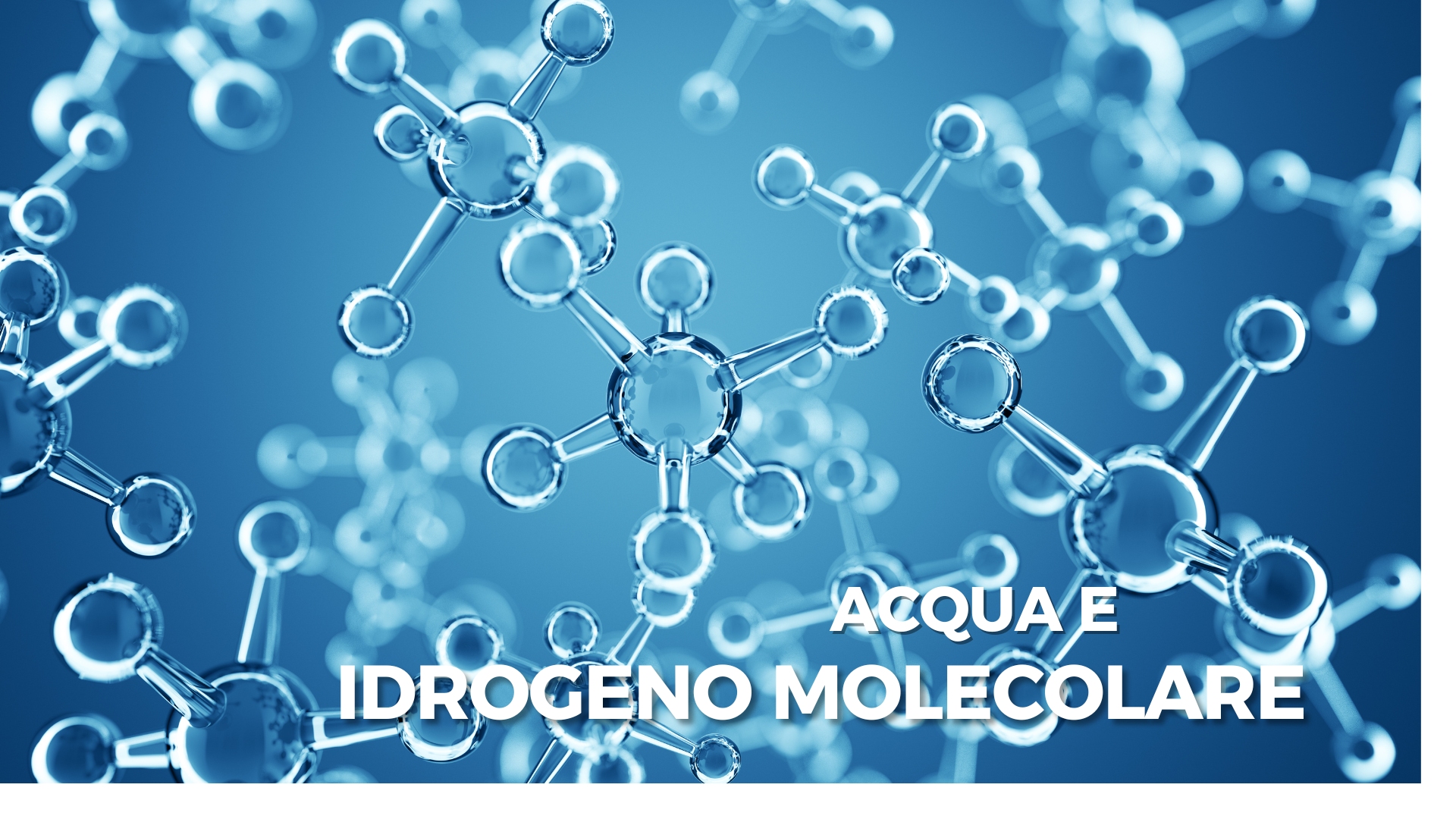 Acqua e idrogeno molecolare acqua pura ionizzzata