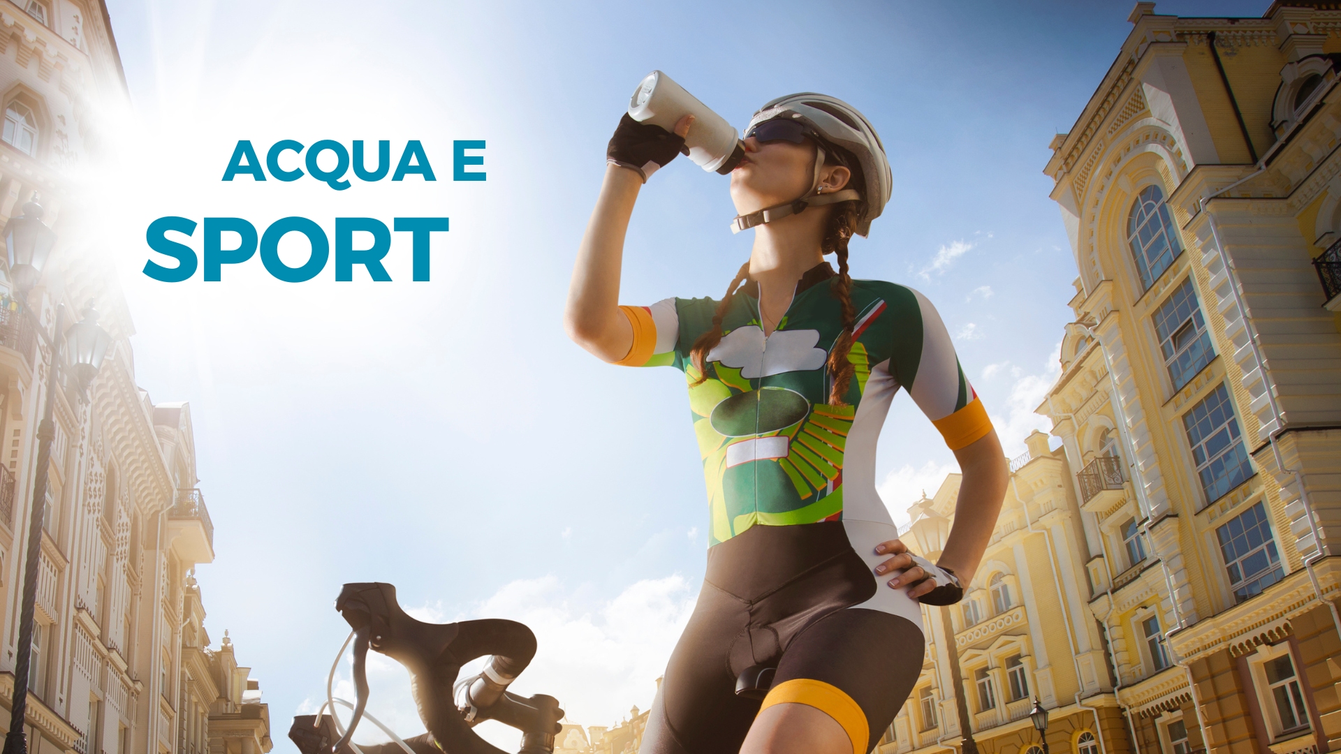 Acqua e sport acqua pura ionizzzata